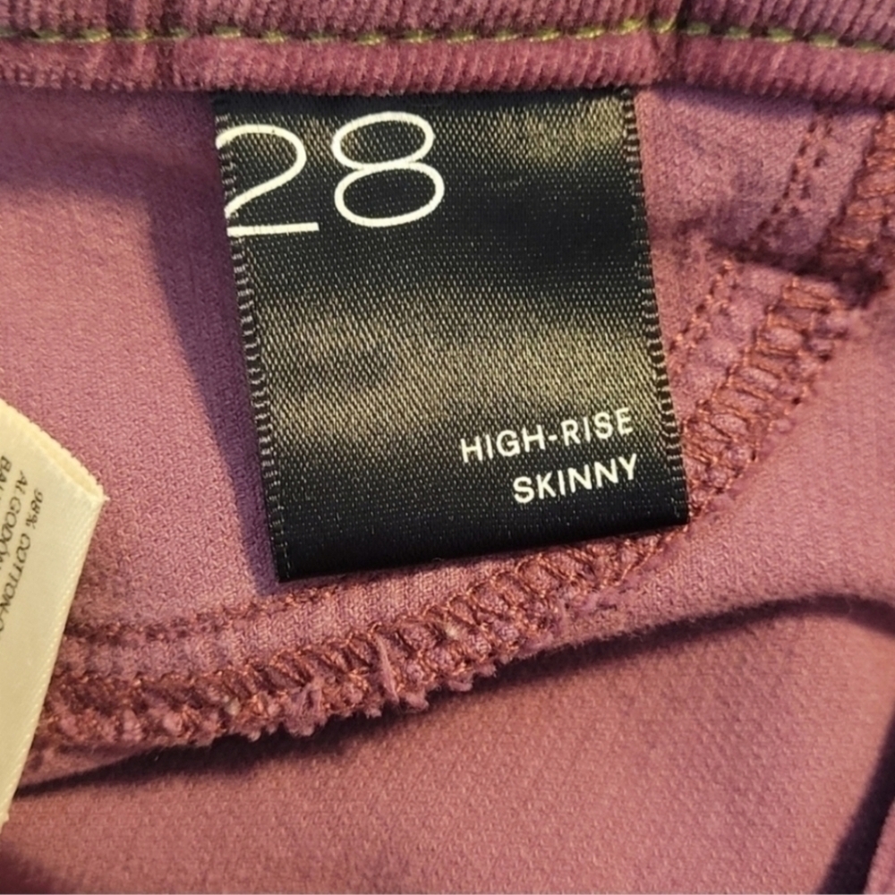 Anthropologie Pilcro and the letterpress High-Rise Skinny Ankle Courdory Pants - Picture 6 of 11